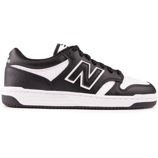 Mens New Balance 480 Sneakers In White/Black | Soletrader