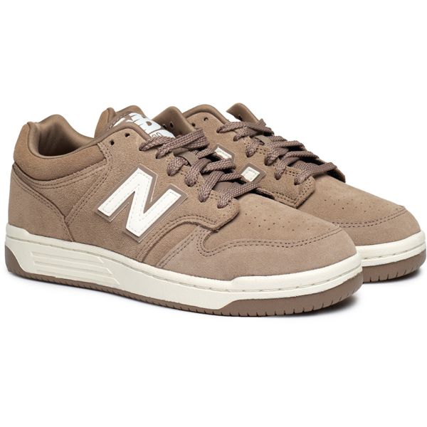 Mens New Balance 480 Sneakers In Taupe | Soletrader