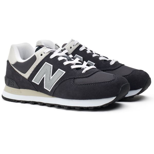 New Balance 574 ブラック/グレー Mens New Balance 574 Sneakers In Grey | Soletrader