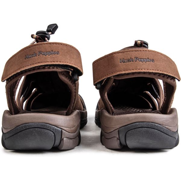 Hush puppies men's leather sandals deals