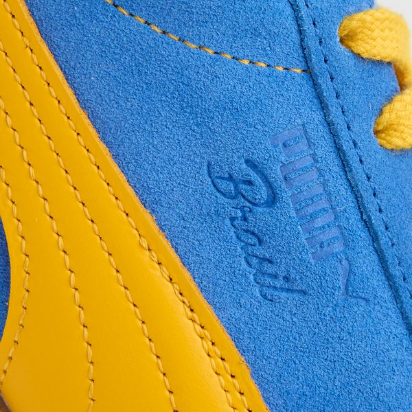 【Puma】 正規品★ Brasil Vivid Blue-Tangerine ★人気 Mens Puma Brasil Sneakers In Vivid Blue/Tangerine | Soletrader