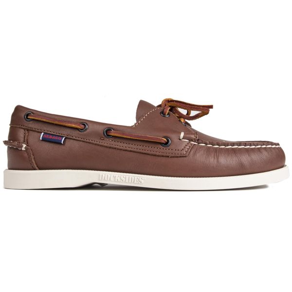 Mens Sebago Dockside Portland Shoes In Brown | Soletrader