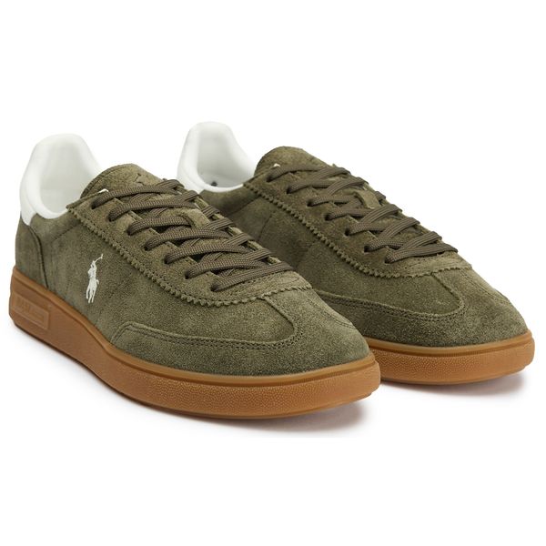 Mens Polo Ralph Lauren Bedford Pp Sneakers In Army Green  display picture 1
