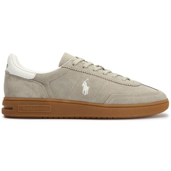 Mens Polo Ralph Lauren Bedford Pp Sneakers In Grey | Soletrader