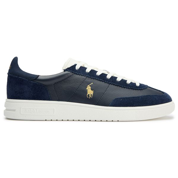 Mens Polo Ralph Lauren Bedford Pp Sneakers In Navy/White | Soletrader