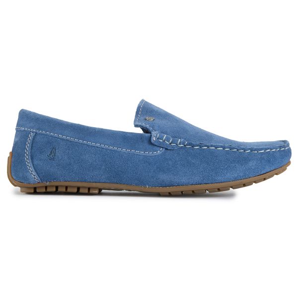 Mens Hush Puppies Ralph Shoes In Pale Blue | Soletrader