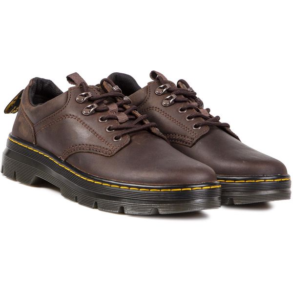 Doc Dr Martens Reeder Brown Leather Oxfords Men\'s 13 Lace Up - No Insoles Shop Men main image 4