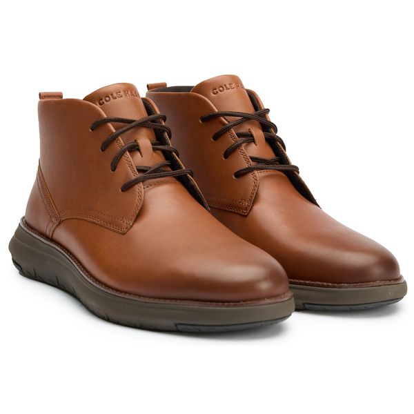 Mens Cole Haan Remix Chukka Boots In Tan | Soletrader display picture 1