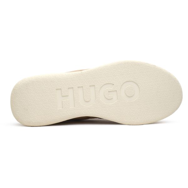 HUGO Homme Riven_Tenn_sdnu Chaussures Tennis Cuir - Style Décontracté
