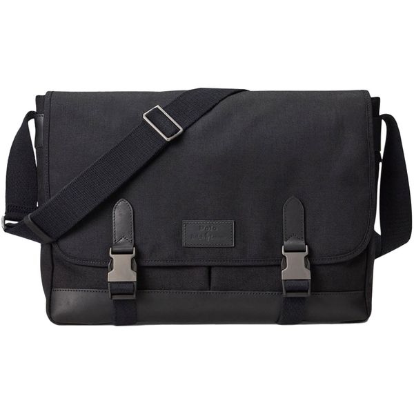 polo Ralph Lauren messenger bag ショルダーバッグ Mens Polo Ralph Lauren Messenger Shoulder Bag In Black | Soletrader