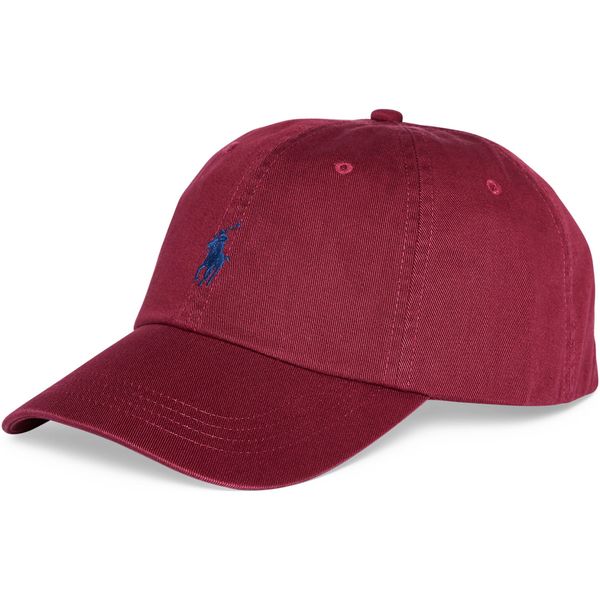 Polo by Ralph Lauren Maroon Cap Polo Bear Chino Ball Cap main image 3