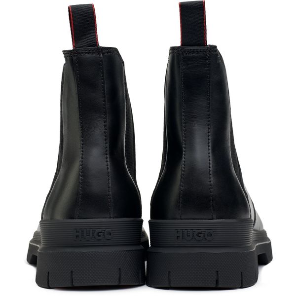 HUGO Ryan Men\'s Chelsea Boots Grey Nubuck Leather Lug Sole US 9 EU 42 NIB‎ Amazon.com | HUGO Mens Ryan Nubuck Leather Lace Up Boot  main image 4