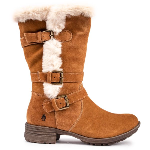 Hush puppies fur lined boots best sale