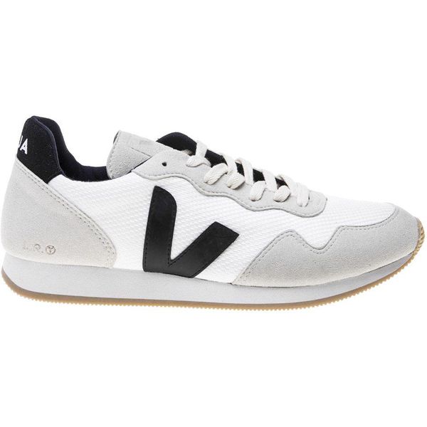 Mens Veja Sdu B-Mesh Sneakers In White Black Soletrader