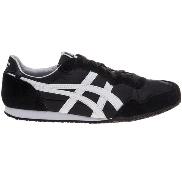 Mens Onitsuka Tiger Serrano Trainers In Black/White | Soletrader