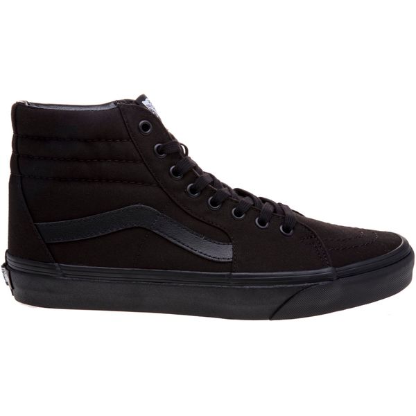 Jungen Und Madchen Vans Sk8 Hi Sneaker In Schwarz Soletrader