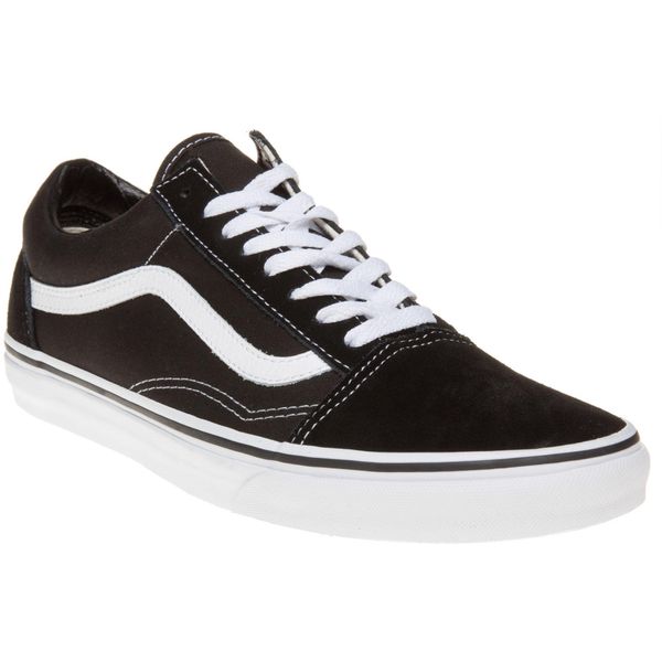 Mens Vans Old Skool Trainers In Black White Soletrader