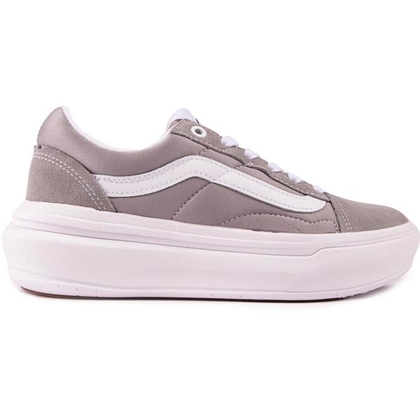 Womens Vans Old Skool Over Trainers In Grey White Soletrader