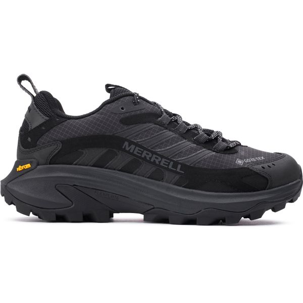国内配送 MERRELL W MOAB SPEED 2 GORE-TEX BLACK Mens Merrell Moab Speed 2 GTX Sneakers In Black | Soletrader