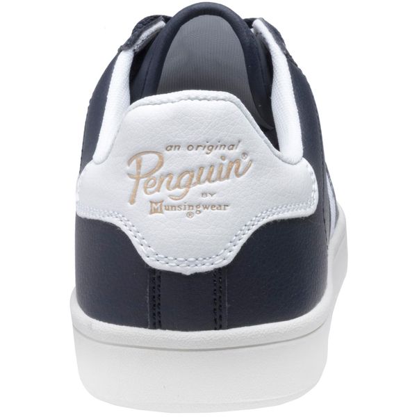 Mens Original Penguin Steadman Retro Trainers In Dark Sapphire