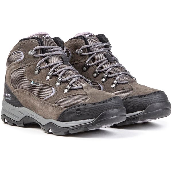 Womens Hi-Tec Storm Wp Boots In Grey/Lavender Soletrader