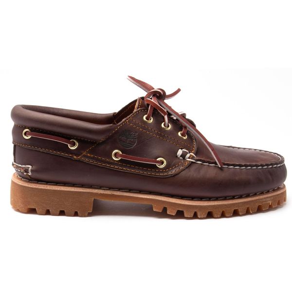 Mens Timberland Authentic 3 Eye Shoes In Mid Brown | Soletrader
