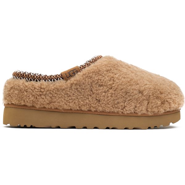 Womens Ugg® Tasman Maxi Curly Slippers In Chestnut | Soletrader