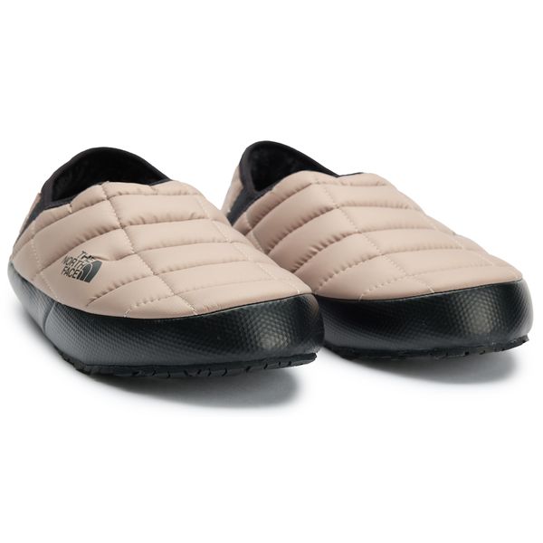 Mens The North Face Thermoball Traction Mule Slippers In Beige