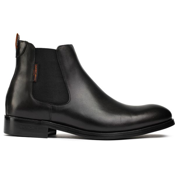 Mens Simon Carter Trex Chelsea Boots In Black Soletrader