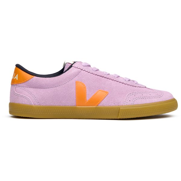 Womens Veja Volley Suede Sneakers In Orchid Fury | Soletrader