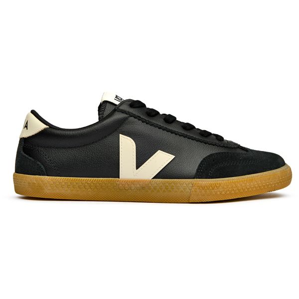 【関税込み】Volley Sneakers - Veja - Leather - Black VOLLEY LEATHER BLACK PIERRE | VEJA
