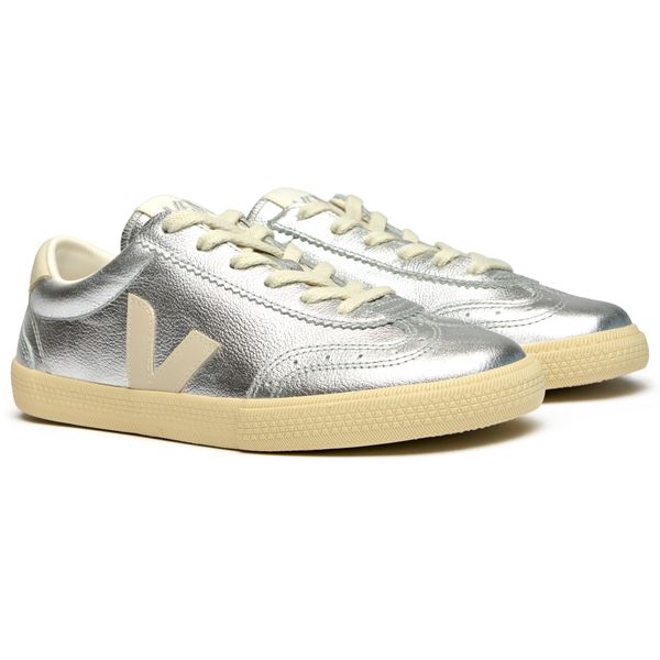 Womens Veja Volley Sneakers In Silver | Soletrader