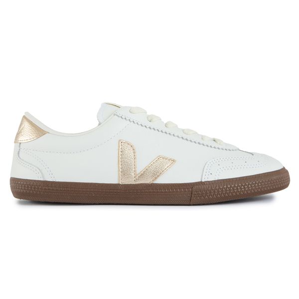 VEJA ベルクロスニーカー ホワイト/ゴールド size38 Womens Veja Volley Sneakers In White/Petal | Soletrader