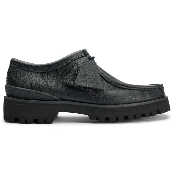 Mens Clarks Walla Yukoner Shoes In Black | SOLE