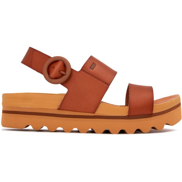 Womens Reef Vista Hi Buckle Sandals In Espresso | Soletrader