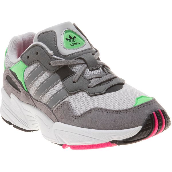 Boys & Girls Adidas Yung-96 J Sneakers In Grey Two/Grey Heather/Shocking  Pink | Soletrader