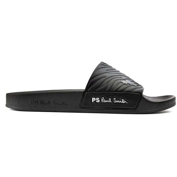 Paul Smith Zed サンダル Men's Black Zebra 'Zed' Slides