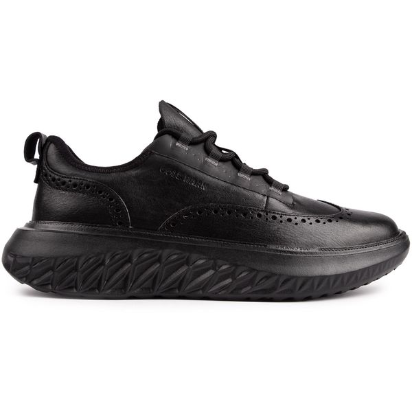 Chaussures Cole Haan Zerogrand Perforées Noir Daim Taille 39, Occasion