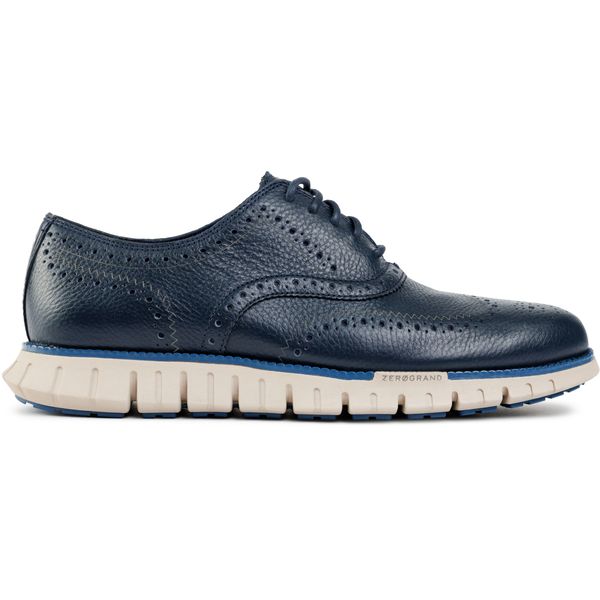 Wingtip Blue Sole Shoes Cole Haan Zerogrand Wingtip Oxford Blue