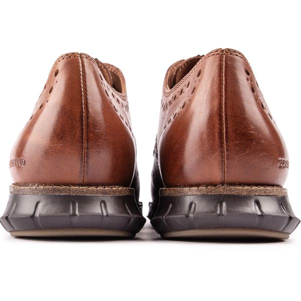 Mens Cole Haan Zero Grand Wing Tip Oxford Shoes In British  display picture 3