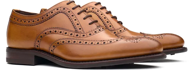 Mens Loake Maxted Shoes In Tan