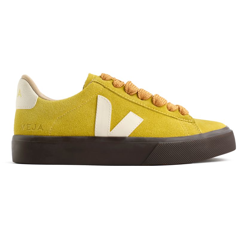 Veja Womens Campo Bold Court Trainers Yellow