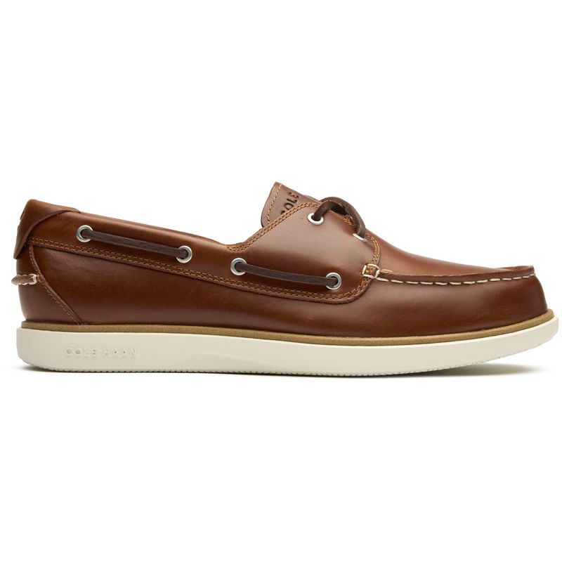 Cole Haan Mens Grandpro Windward Boat Shoes Tan