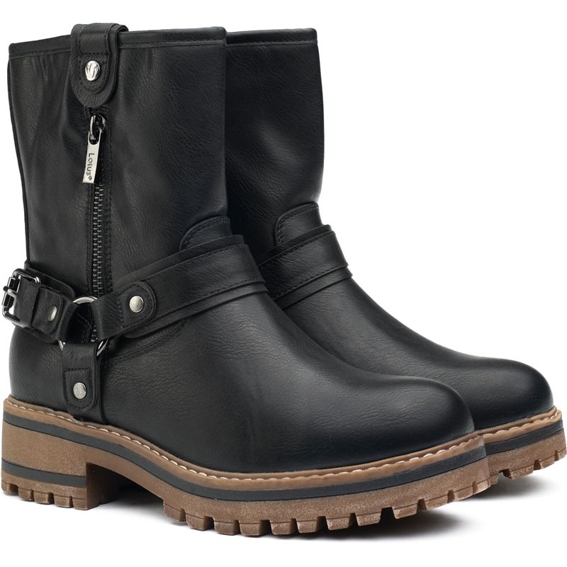 Lotus Womens Hyde Mid-Calf Boots Black