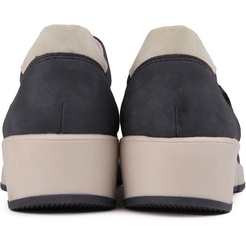 Jana Womens Comfort Slip-On Shoes Blue