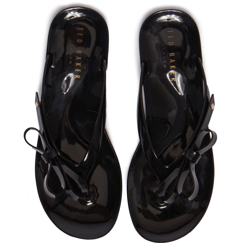 Ted Baker Womens Jassey Flip Flops Sandals Black eBay