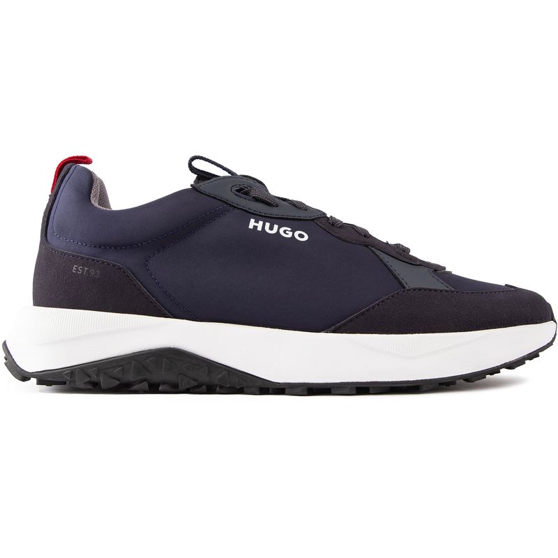 Pre-owned Hugo Boss Hugo Herren Kane Runn Laufschuhe Blau