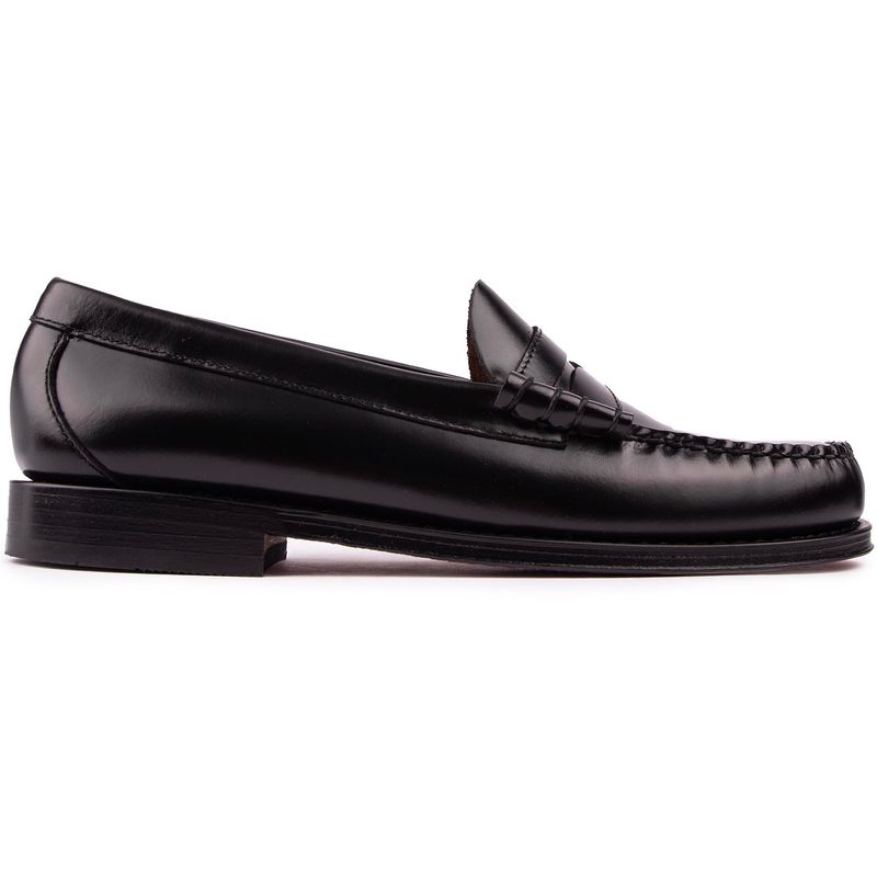 G.H.Bass Mens Larson Moc Penny Loafers Shoes Black