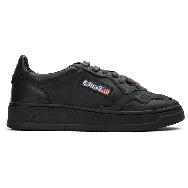 Autry Mens Medalist Low Super Soft Casual Trainers Black