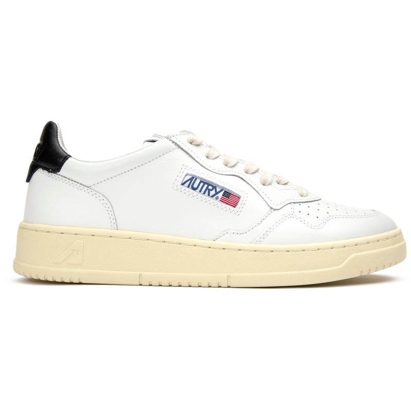 Autry Mens Medalist Low Casual Trainers White